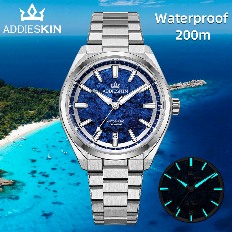 Luxury Watch Second Hand - AddiesKIN K006 Men Watch 9015 Ice