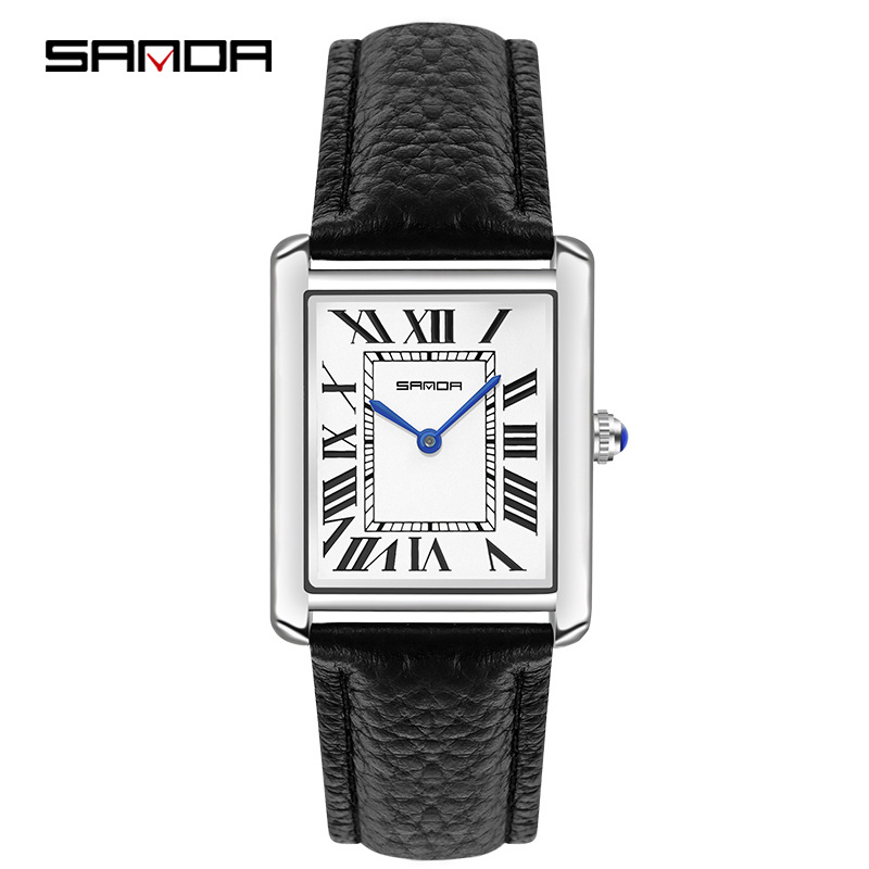 Luxury Watch Affordable - Sanda Rectangular Wrist Watches Women Man