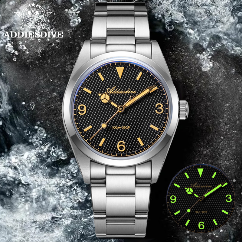 Luxury Watch Second Hand - ADDIESDIVE Luxury Men's Quartz Watch Bubble