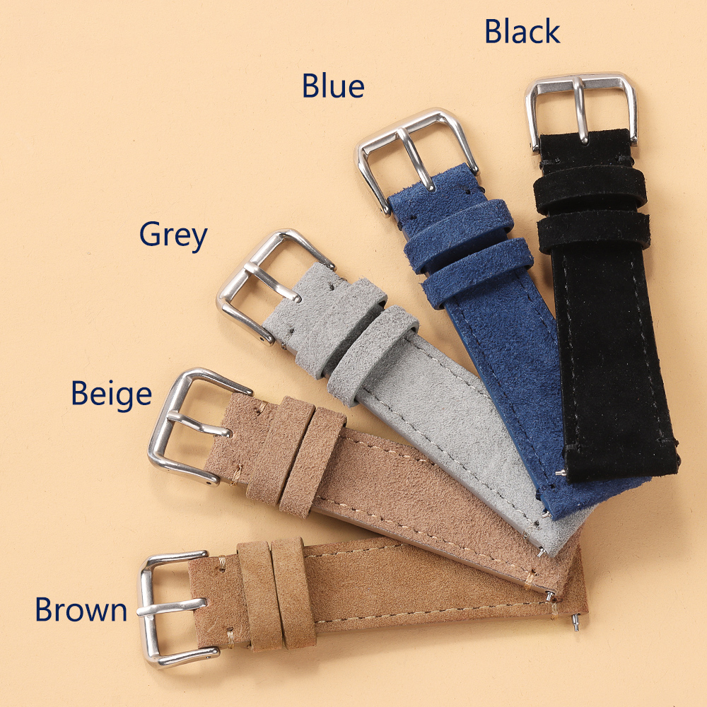 Soft Suede Retro Genuine Leath - Luxury Watch Class ulasan dan harga
