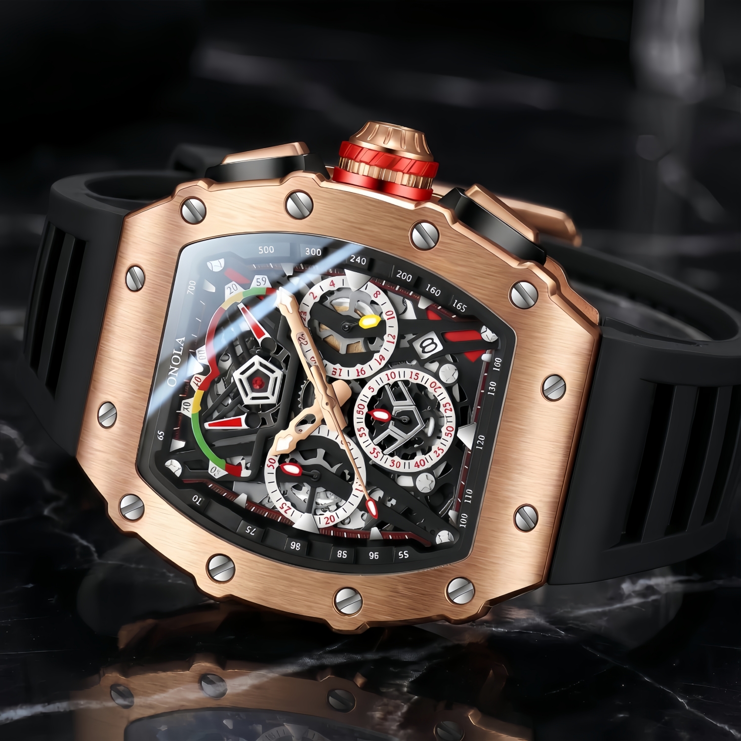 ONOLA 2021 Top Brand Watch Men - Luxury Watch Affordable ulasan dan harga