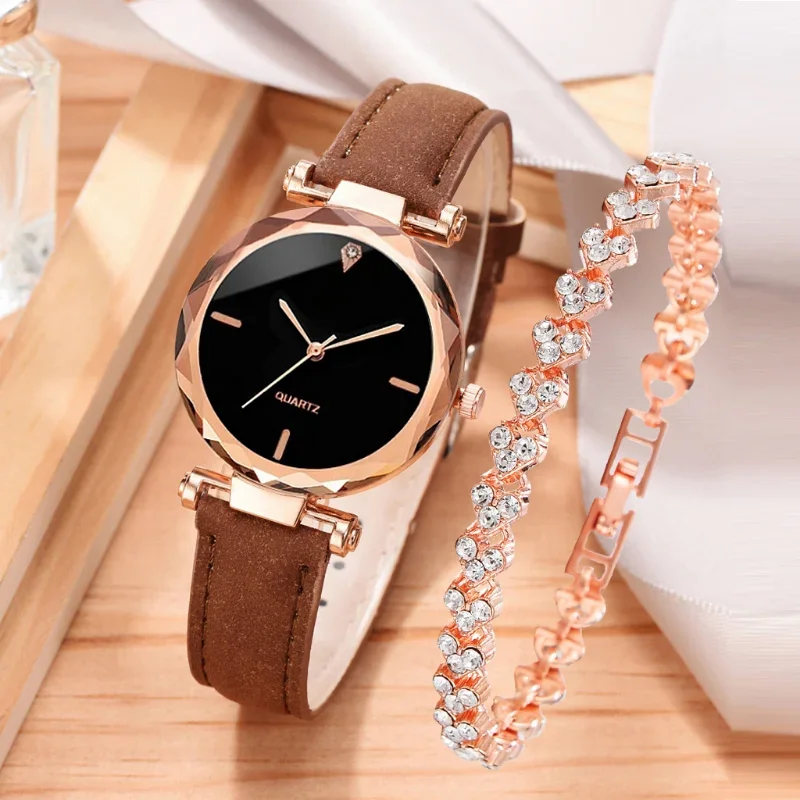 2pcs Luxury Fashion Women Watc - Ladies Luxury Watch ulasan dan harga