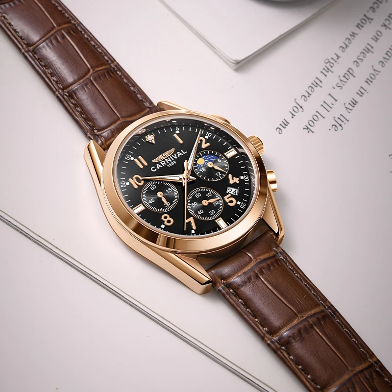 Carnival Brand Luxury Leather  - Luxury Watch Affordable ulasan dan harga