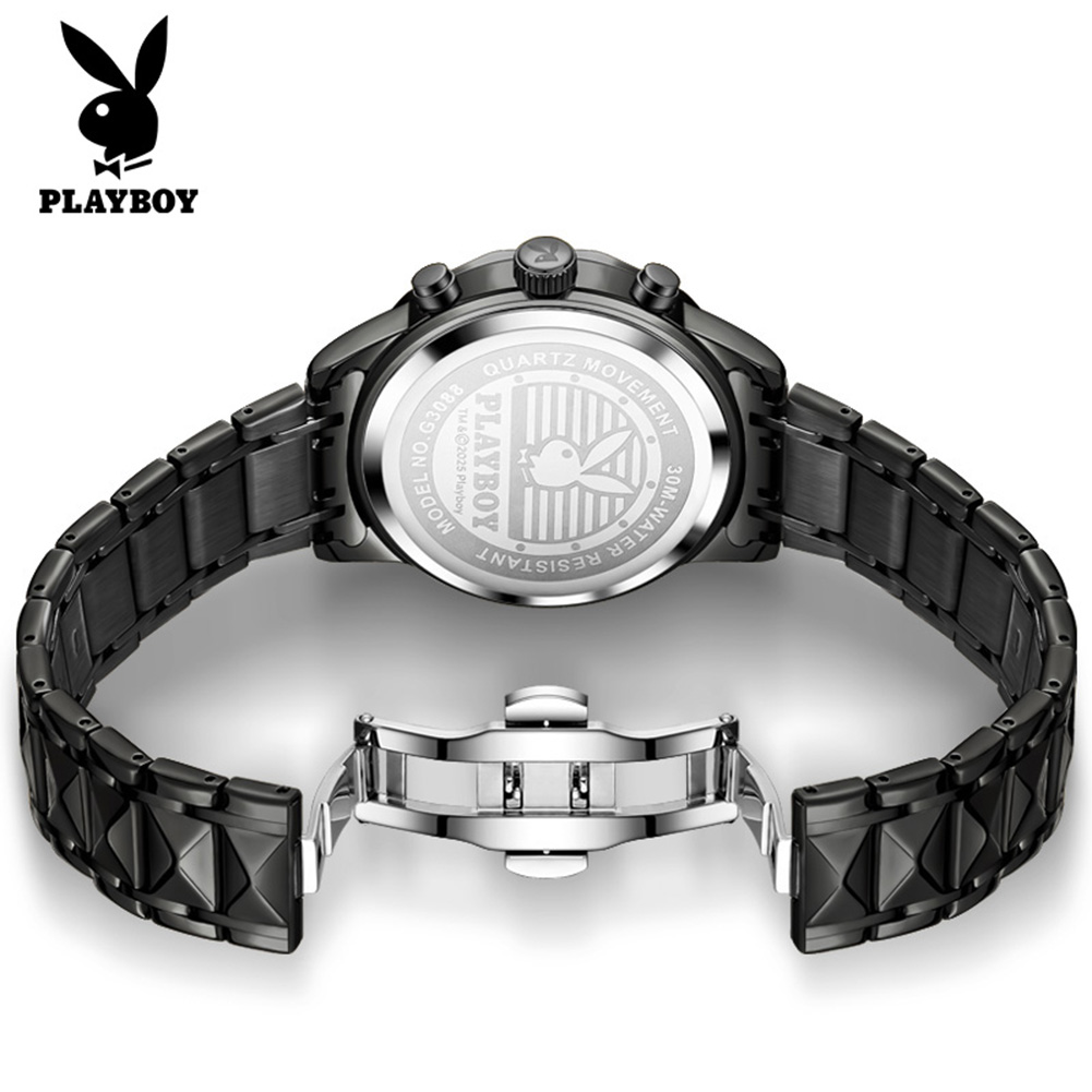 PLAYBOY 3088 Brand original au - Luxury Watch Brand ulasan dan harga