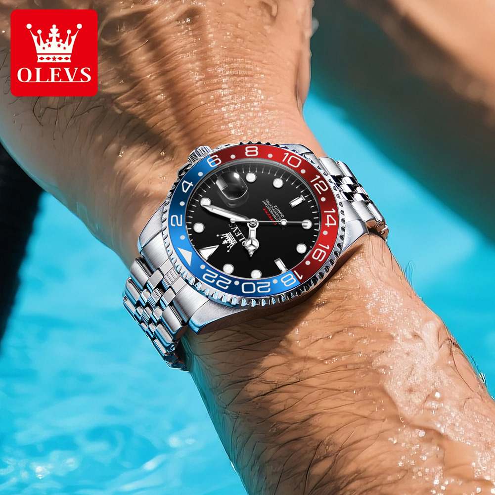 OLEVS 5657 Original Brand Men' - Luxury Watch Brand ulasan dan harga