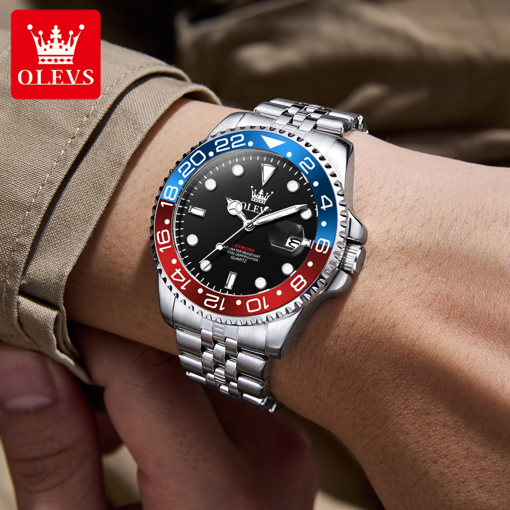 OLEVS 5657 Original Brand Men' - Luxury Watch Brand ulasan dan harga