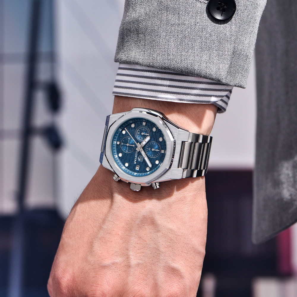2025 New BENYAR Men's Watches  - Luxury Watch Wallpaper ulasan dan harga