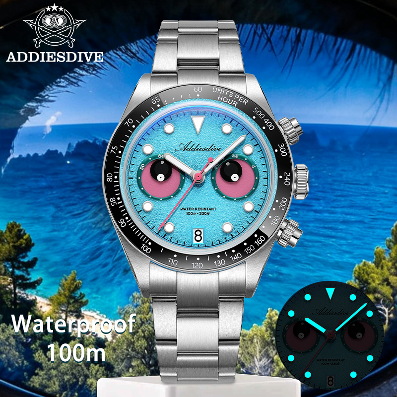 ADDIESDIVE Luxury Stainless St - Luxury Watch Second Hand ulasan dan harga