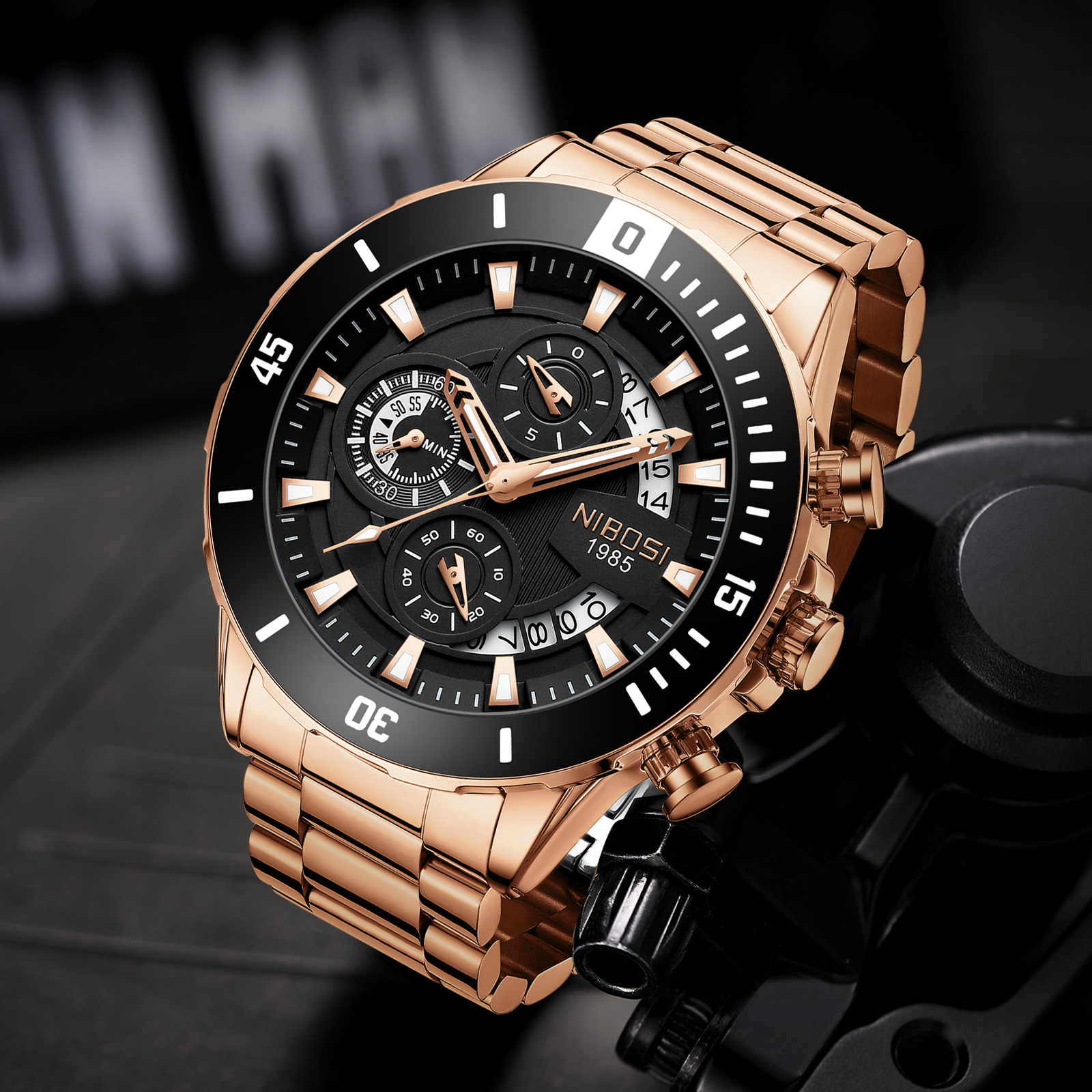 NIBOSI New Men's Watches Top B - Luxury Watch Brand ulasan dan harga