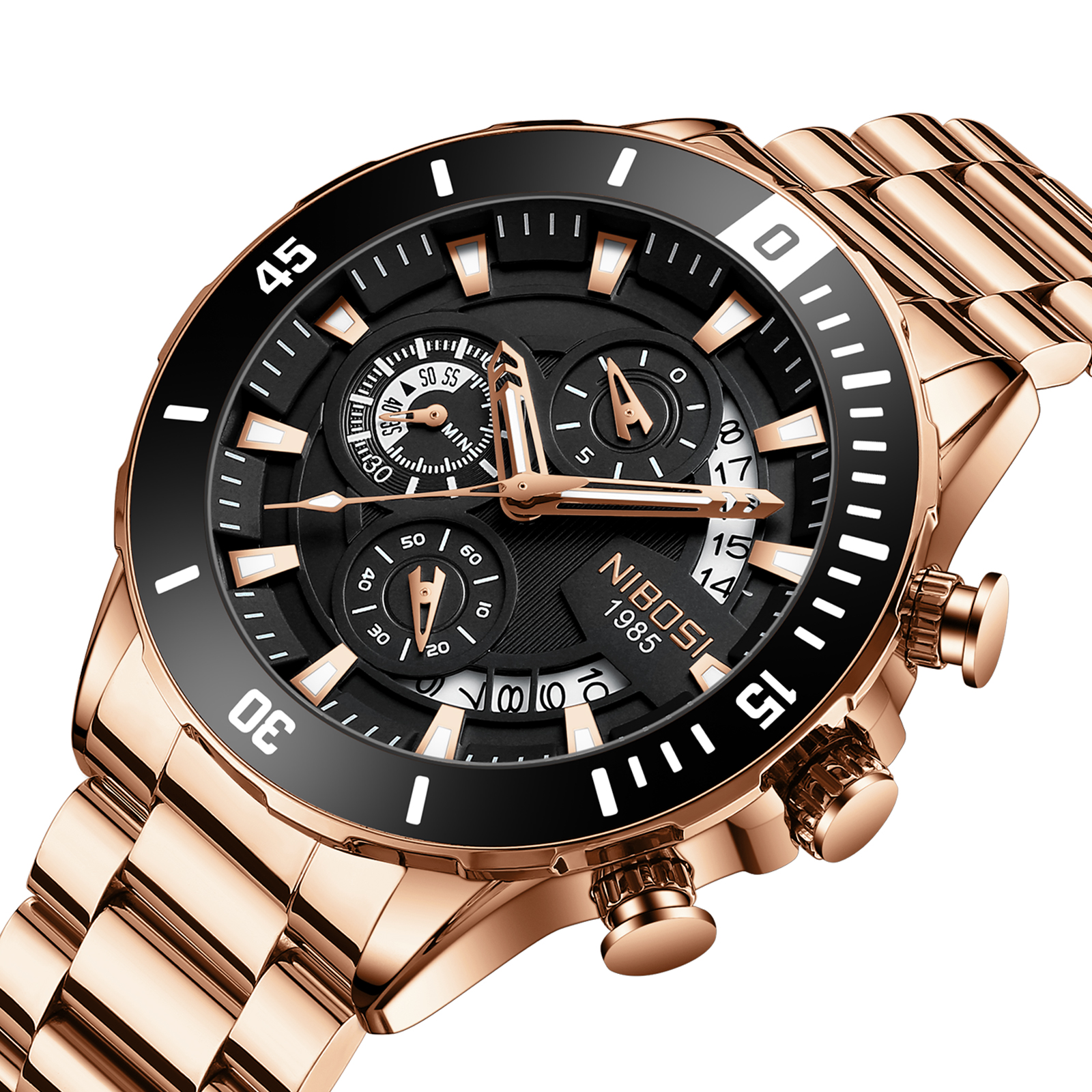NIBOSI New Men's Watches Top B - Luxury Watch Brand ulasan dan harga