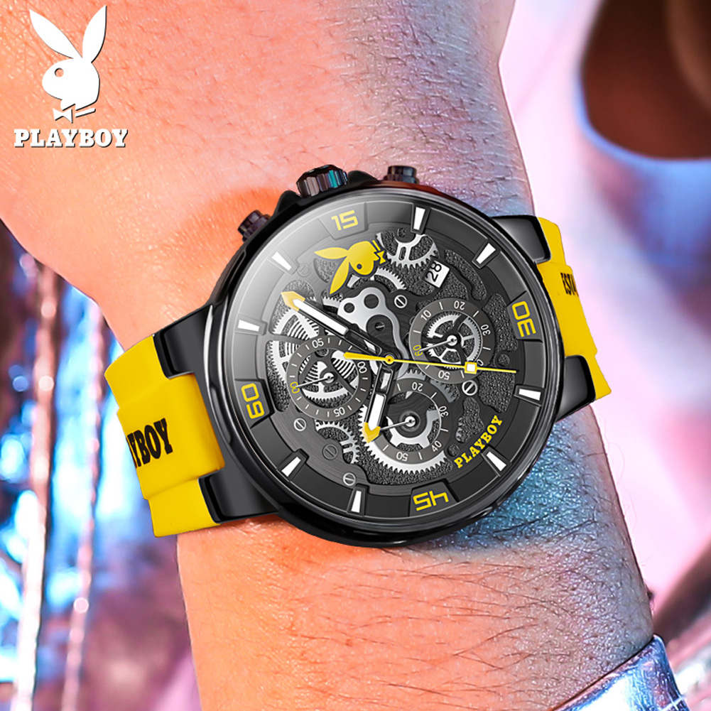 PLAYBOY 3063 Brand original au - Luxury Watch Brand ulasan dan harga