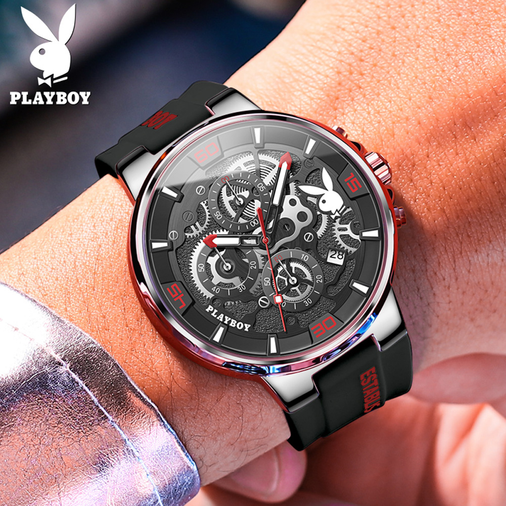 PLAYBOY 3063 Brand original au - Luxury Watch Brand ulasan dan harga