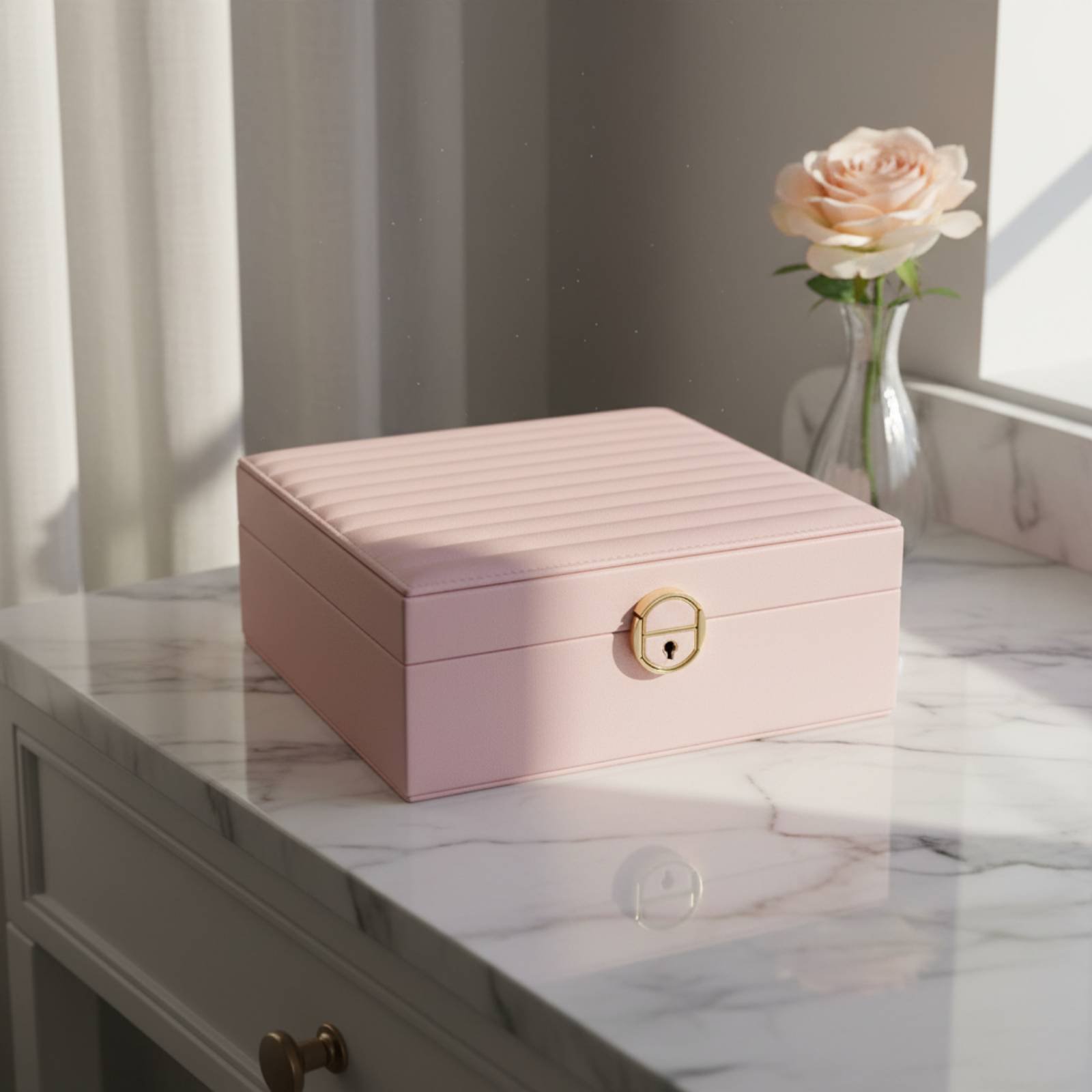 Multi-Tier Jewelry Box Soft Lu - Luxury Watch Tier ulasan dan harga