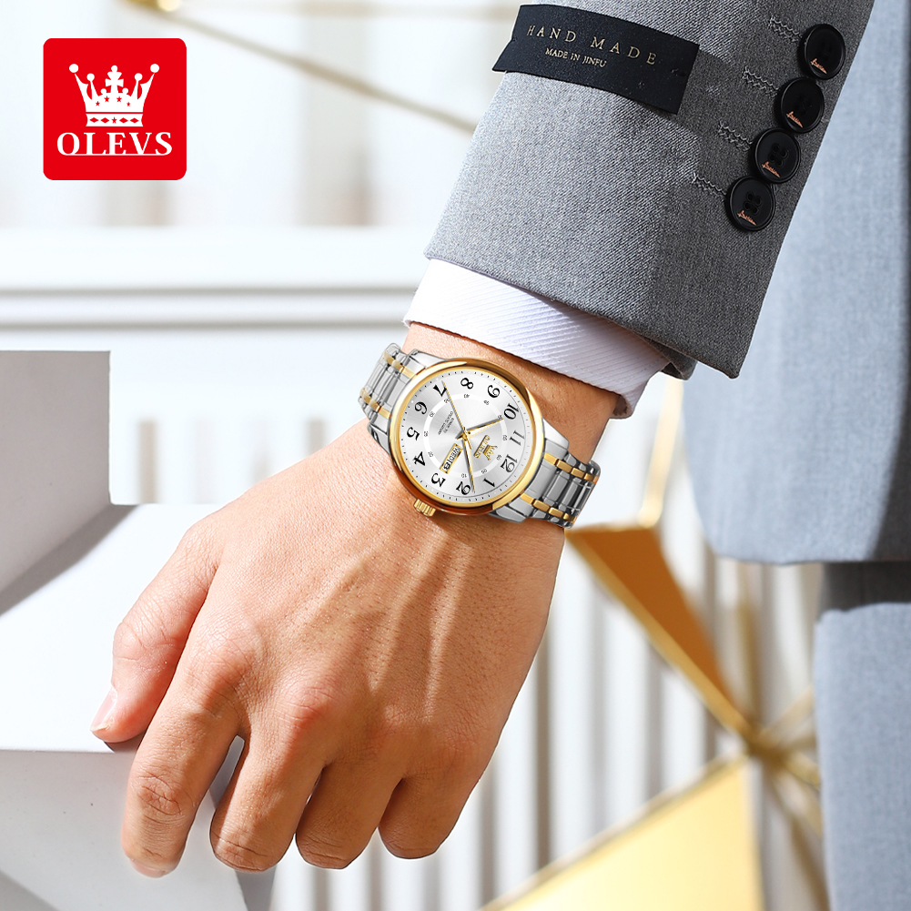 OLEVS Casual fashion men's wat - Luxury Watch Brand ulasan dan harga