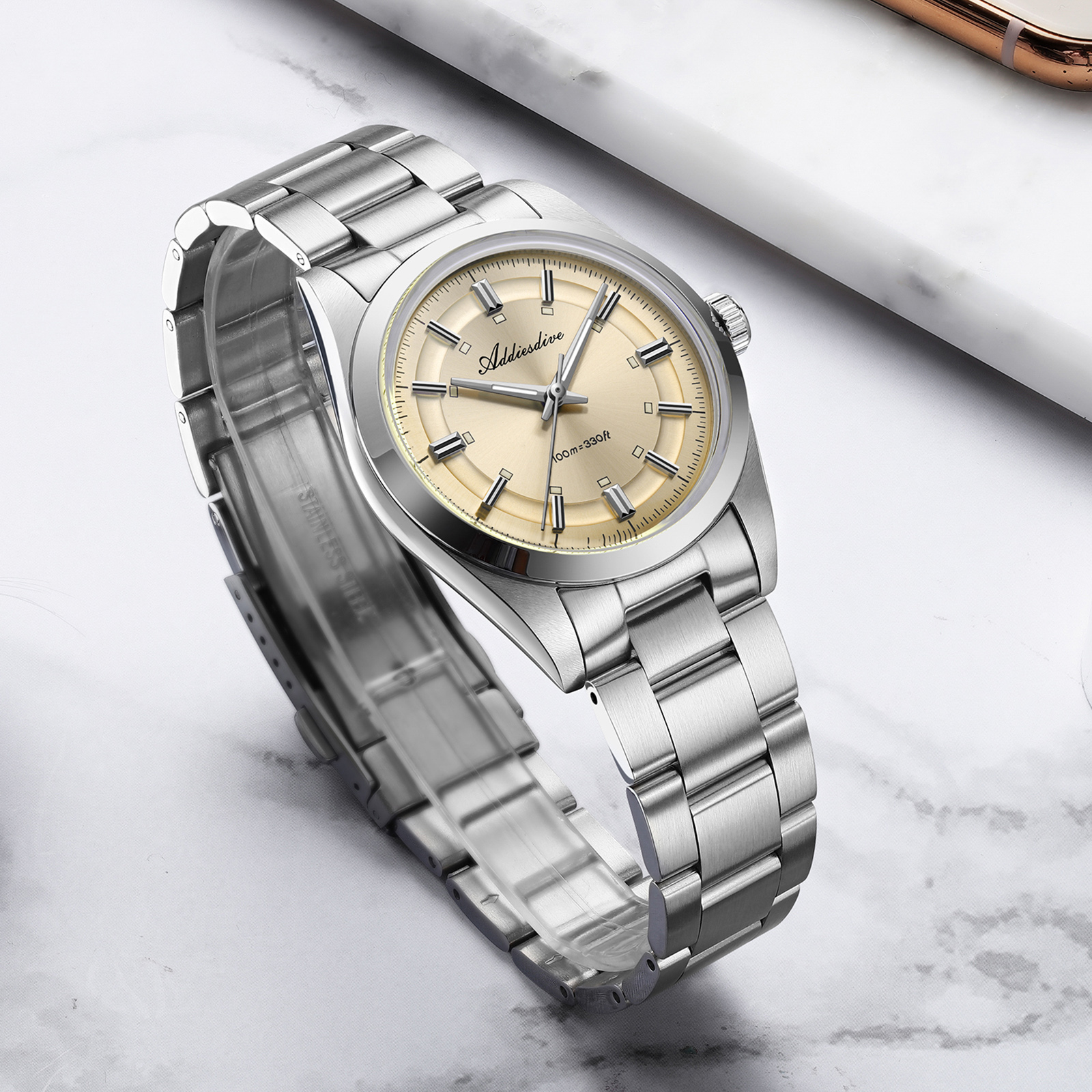 ADDIESDIVE Super Luminous Japa - Ladies Luxury Watch ulasan dan harga