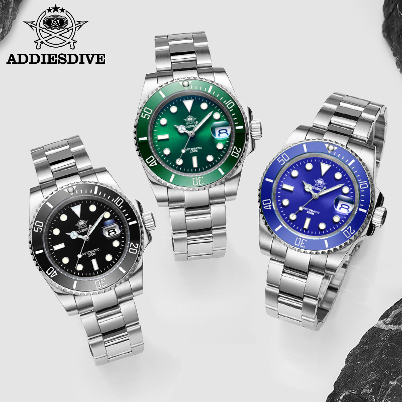 ADDIESDIVE New Water Diver Wat - Luxury Watch Second Hand ulasan dan harga