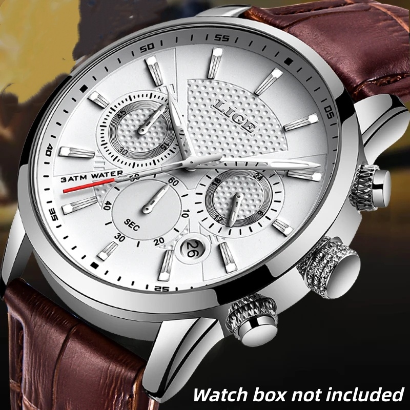 2026 New Men's Leather Watch F - Luxury Watch Tier ulasan dan harga
