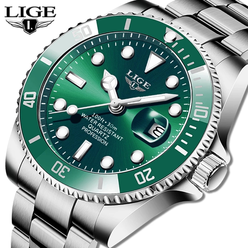 LIGE Top Brand Luxury Fashion  - Luxury Watch Affordable ulasan dan harga