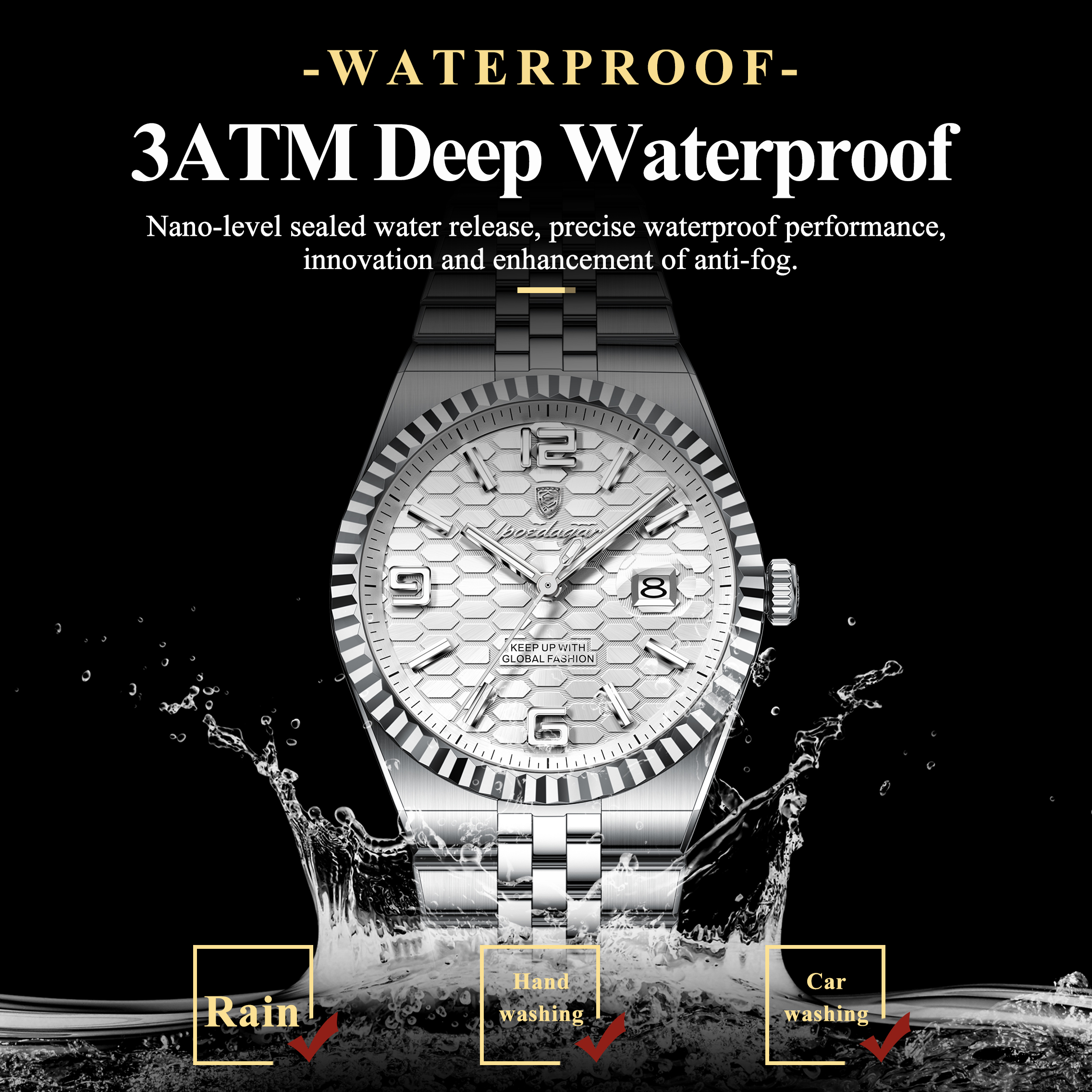 POEDAGAR Casual Top Men Clock  - Luxury Watch Wallpaper ulasan dan harga