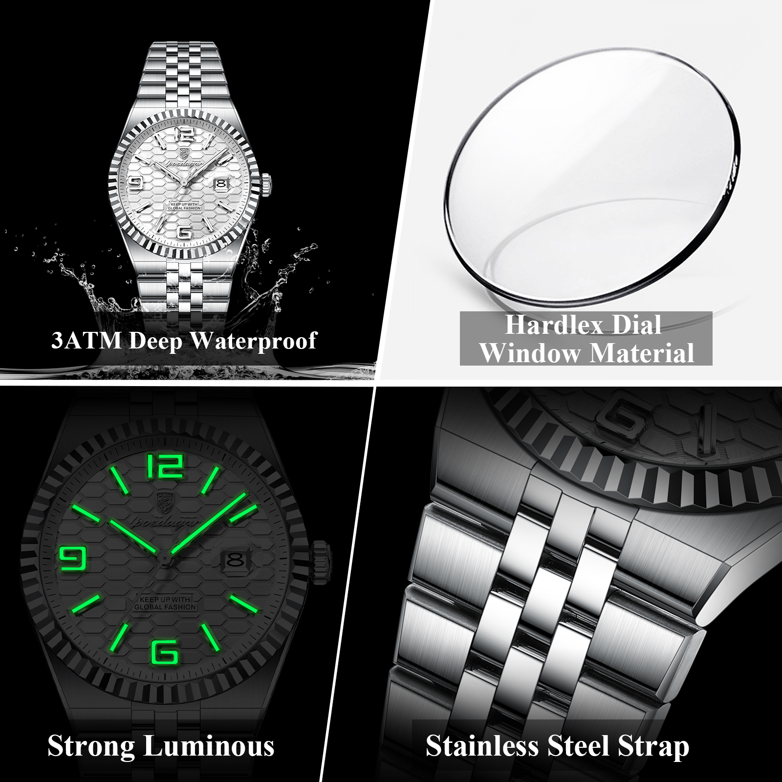 POEDAGAR Casual Top Men Clock  - Luxury Watch Wallpaper ulasan dan harga