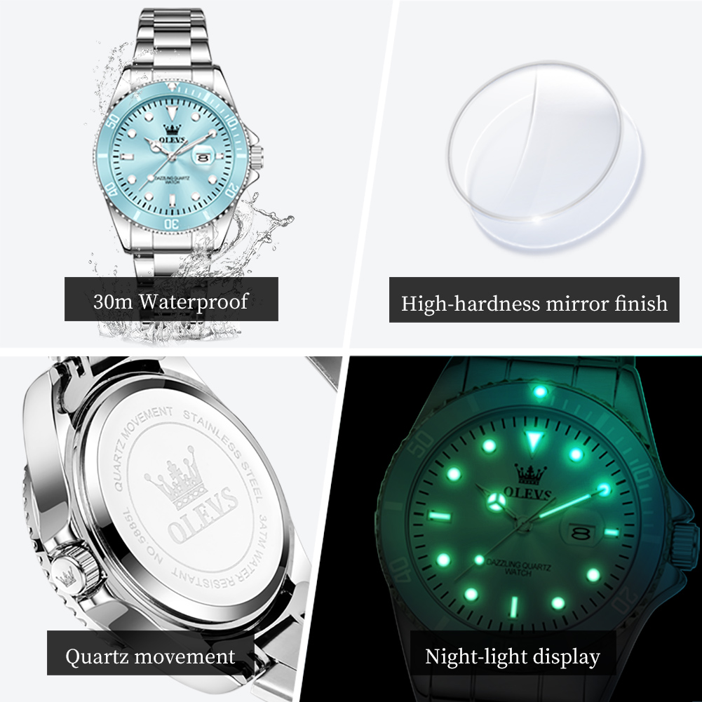 OLEVS Luxury Stainless Steel W - Ladies Luxury Watch ulasan dan harga