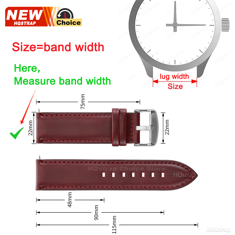 New 18/20/22/24mm Black Brown  - Luxury Watch Class ulasan dan harga