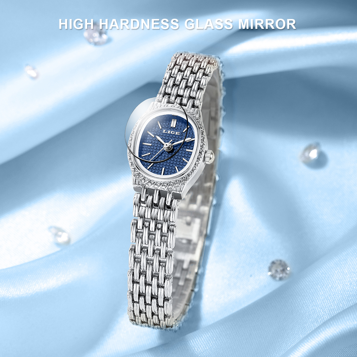 LIGE Fashion Luxury Quartz Wom - Ladies Luxury Watch ulasan dan harga