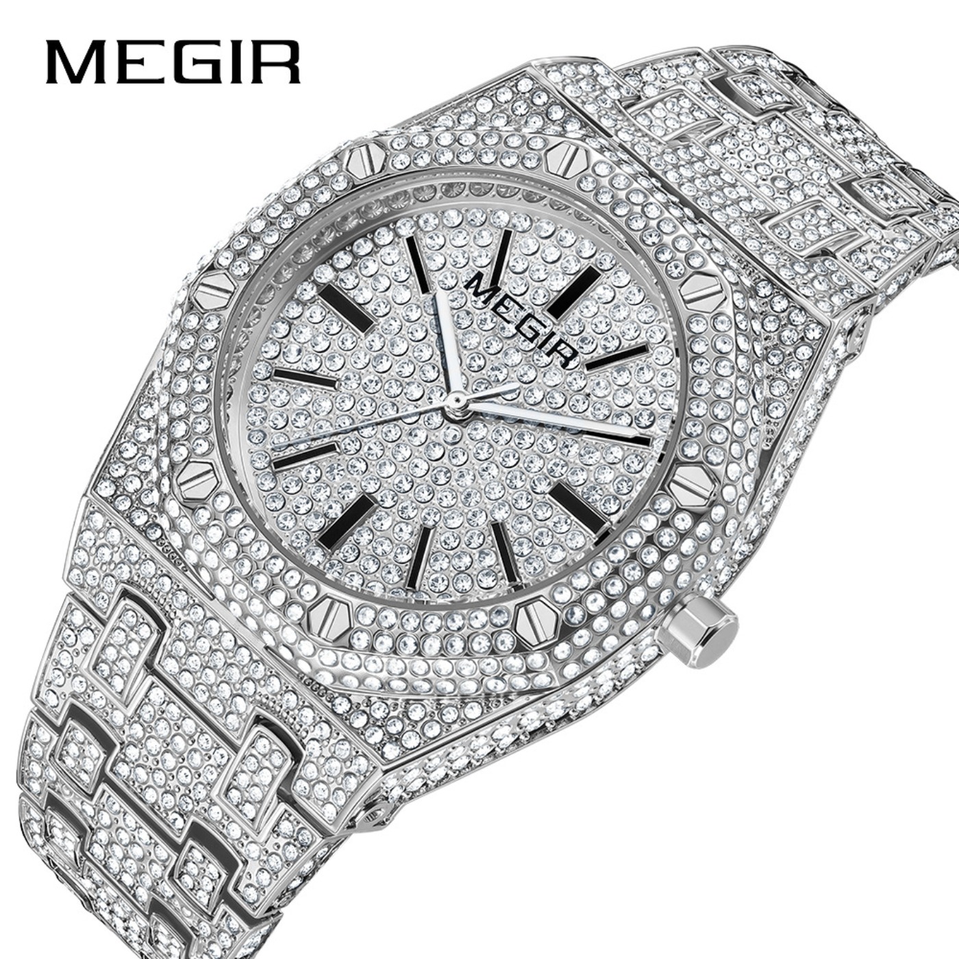 MEGIR Luxury Quartz Rhinestone - Luxury Watch Brand ulasan dan harga