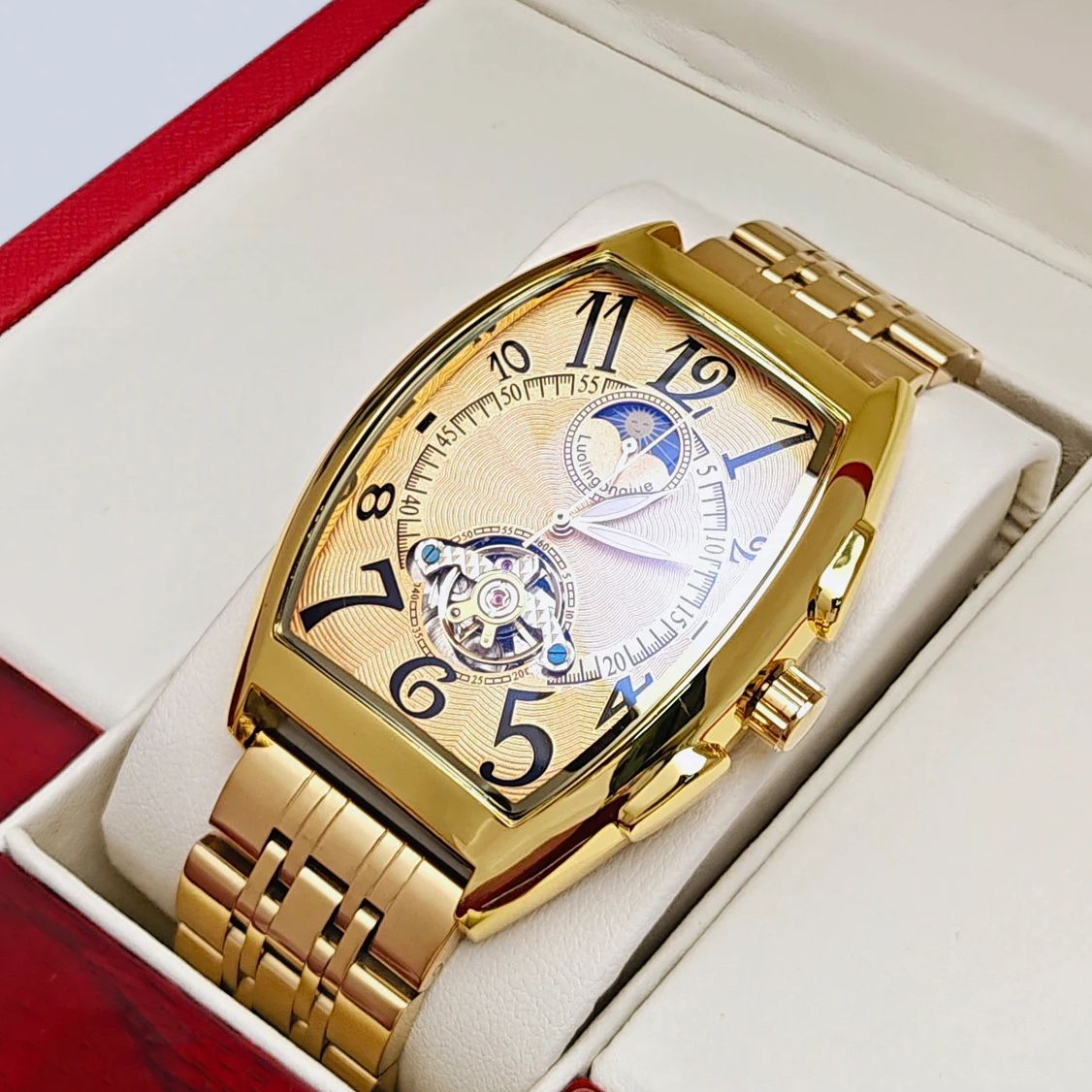 Top-Tier Luxury Barrel-Shaped  - Luxury Watch Tier ulasan dan harga