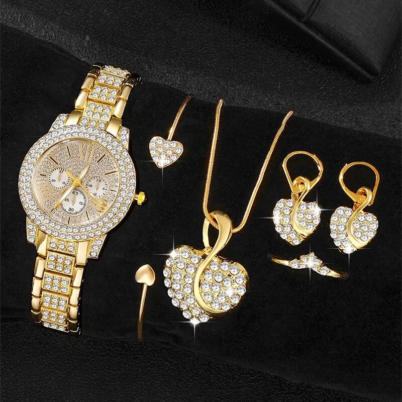 Women's Quartz Watch Gold Luxu - Luxury Watch & Jewellery ulasan dan harga