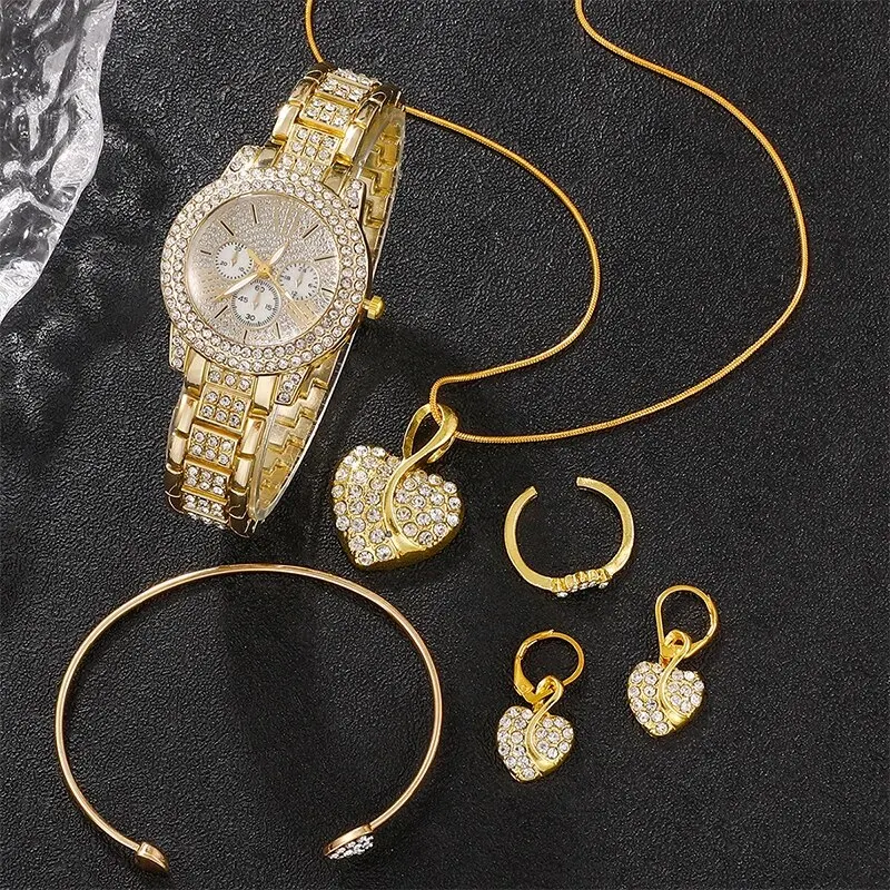 Women's Quartz Watch Gold Luxu - Luxury Watch & Jewellery ulasan dan harga