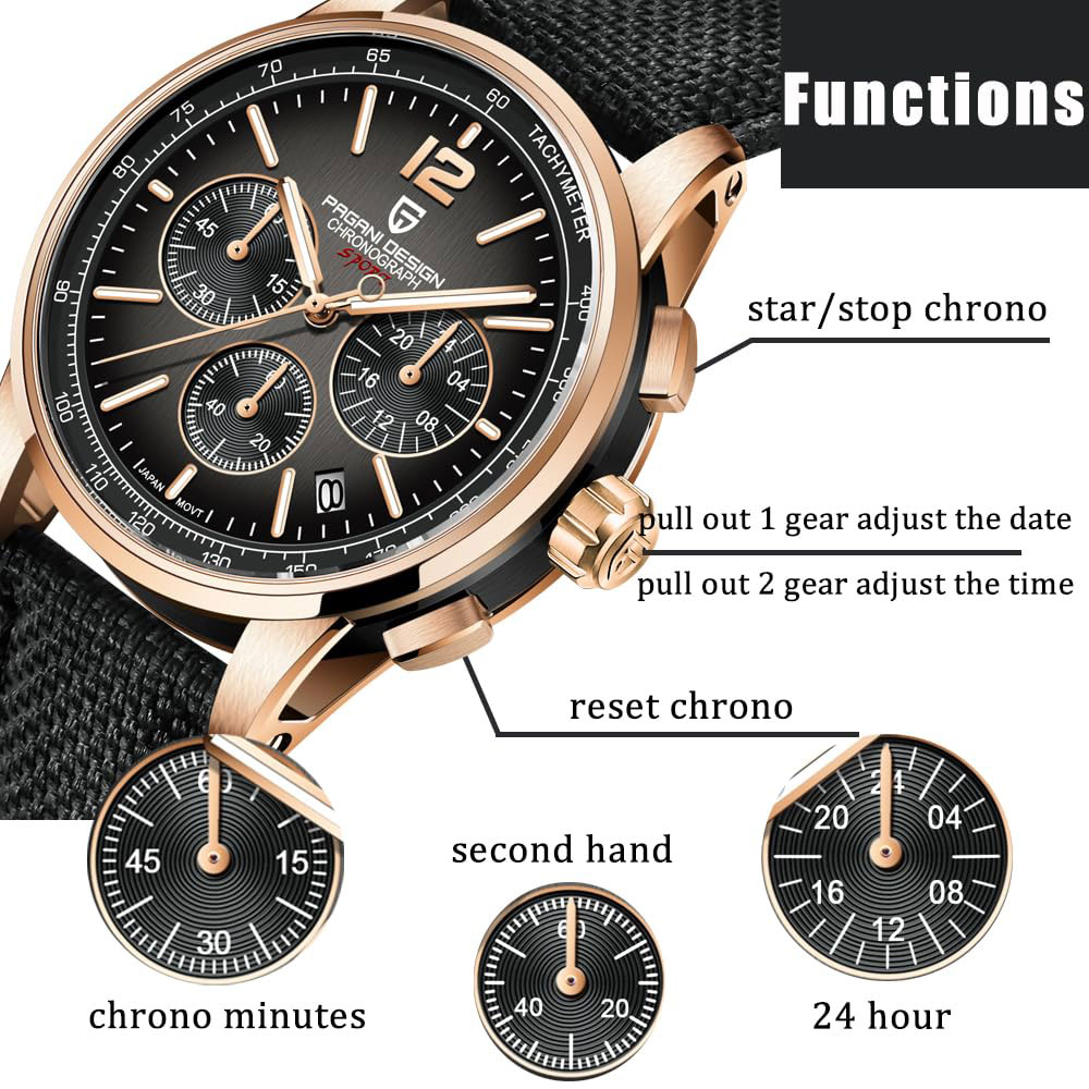 PAGANI DESIGN New Mens Watch 4 - Luxury Watch Brand ulasan dan harga