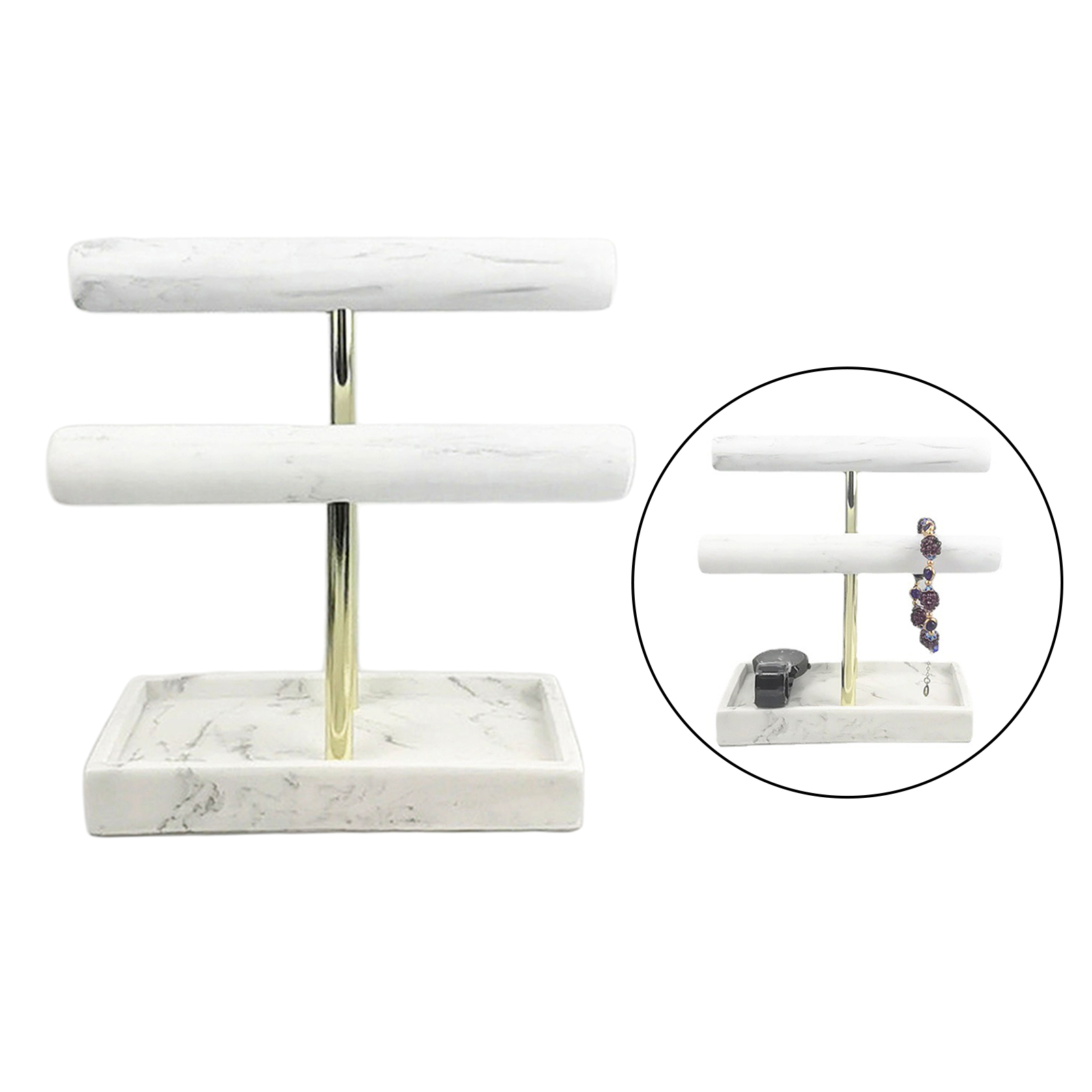 2 Tiers Luxury Marble Watch Ho - Luxury Watch Tier ulasan dan harga