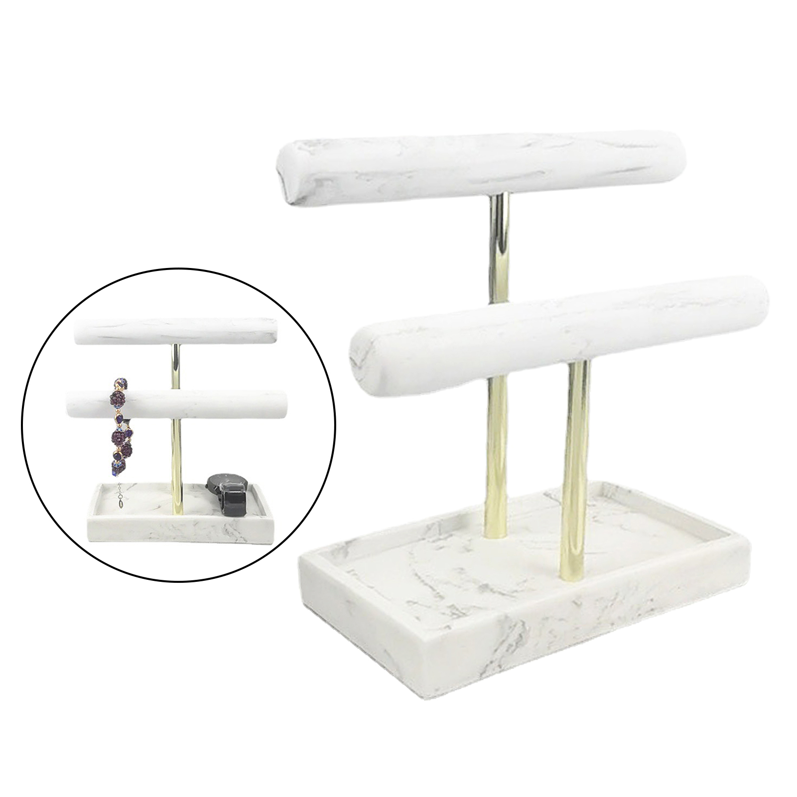 2 Tiers Luxury Marble Watch Ho - Luxury Watch Tier ulasan dan harga