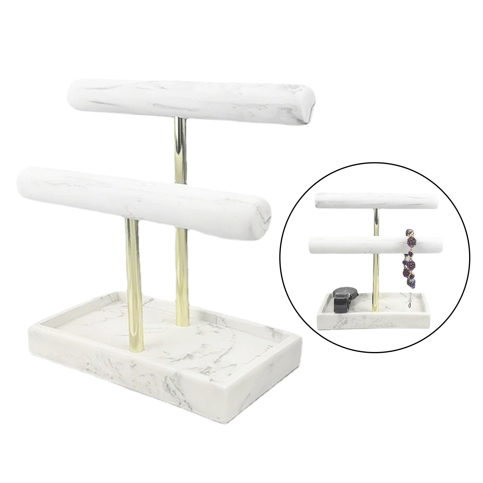 2 Tiers Luxury Marble Watch Ho - Luxury Watch Tier ulasan dan harga