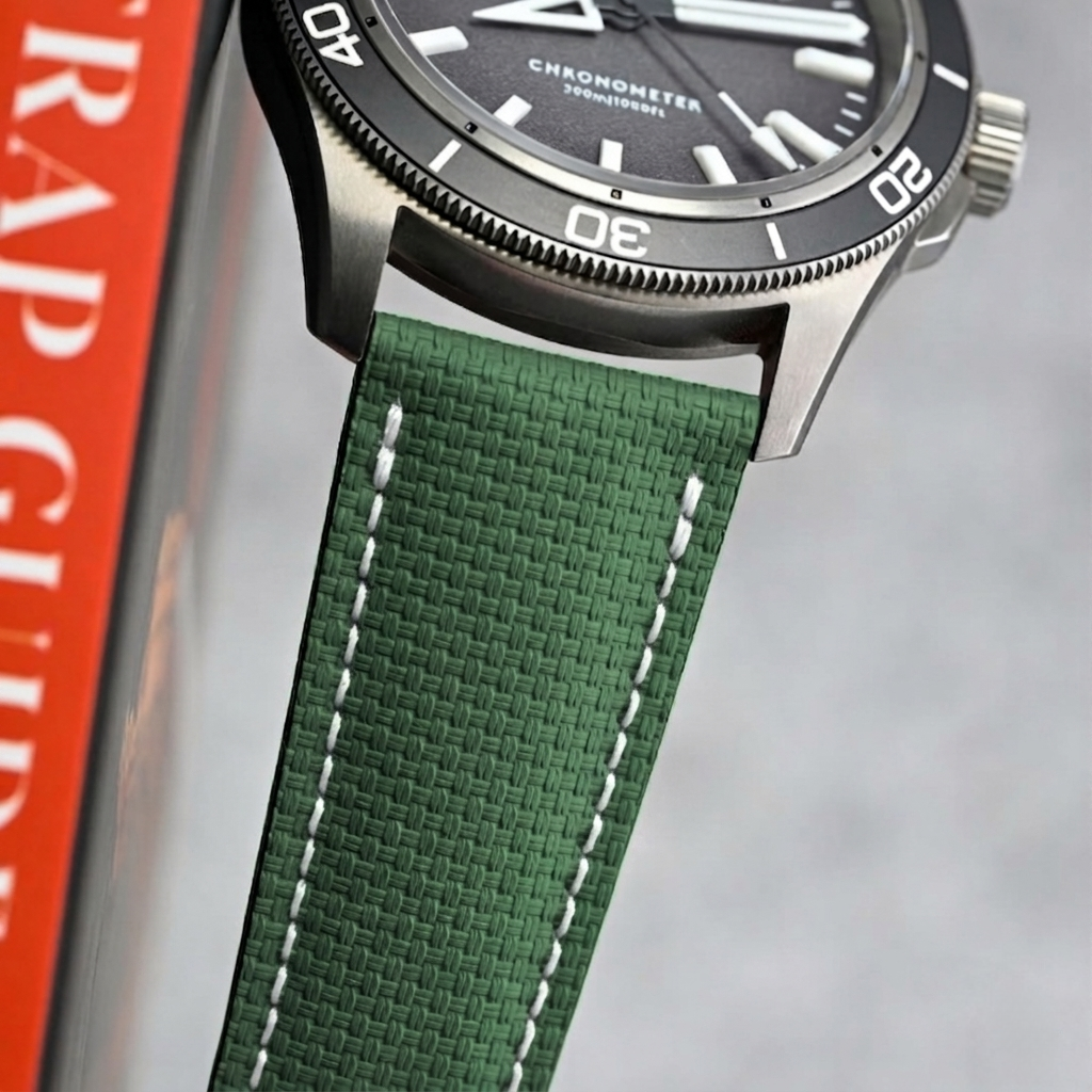 20 21 22mm Sailcloth FKM Rubbe - Luxury Watch Class ulasan dan harga