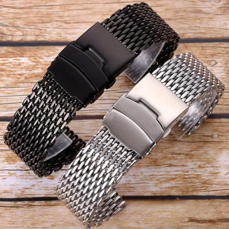 18/20/22/24mm Mesh Solid Stain - Luxury Watch Class ulasan dan harga
