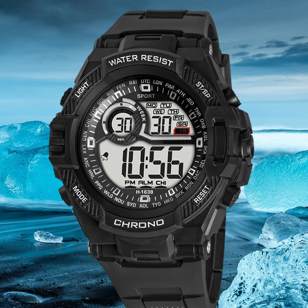 Waterproof Sports Watch Luxury - Luxury Watch Wallpaper ulasan dan harga