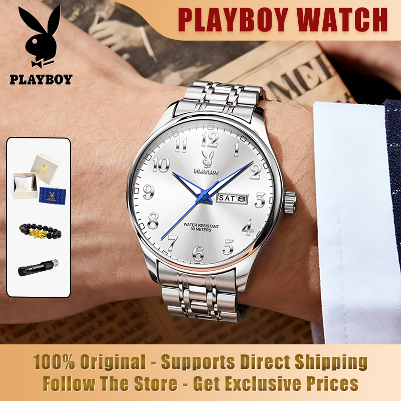 PLAYBOY 3533 Brand original au - Luxury Watch Brand ulasan dan harga