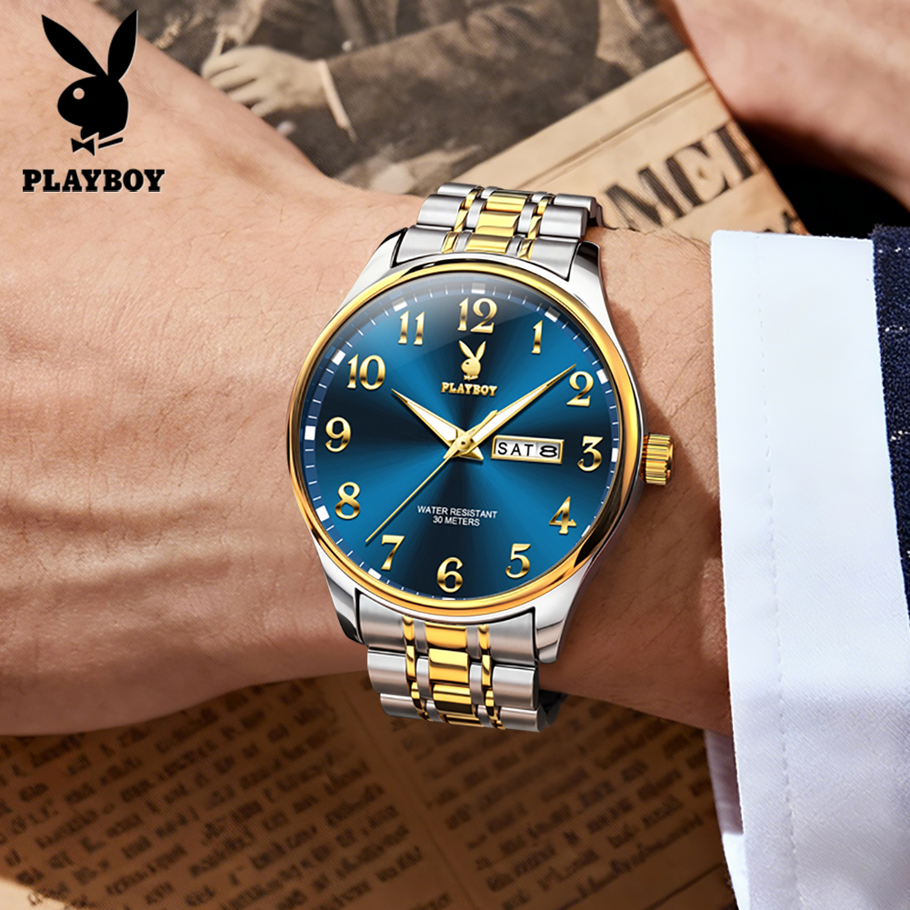 PLAYBOY 3533 Brand original au - Luxury Watch Brand ulasan dan harga