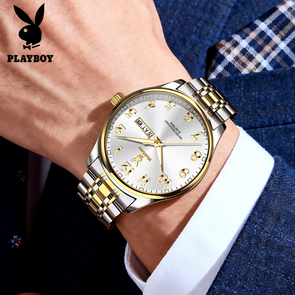 PLAYBOY 3533 Brand original au - Luxury Watch Brand ulasan dan harga