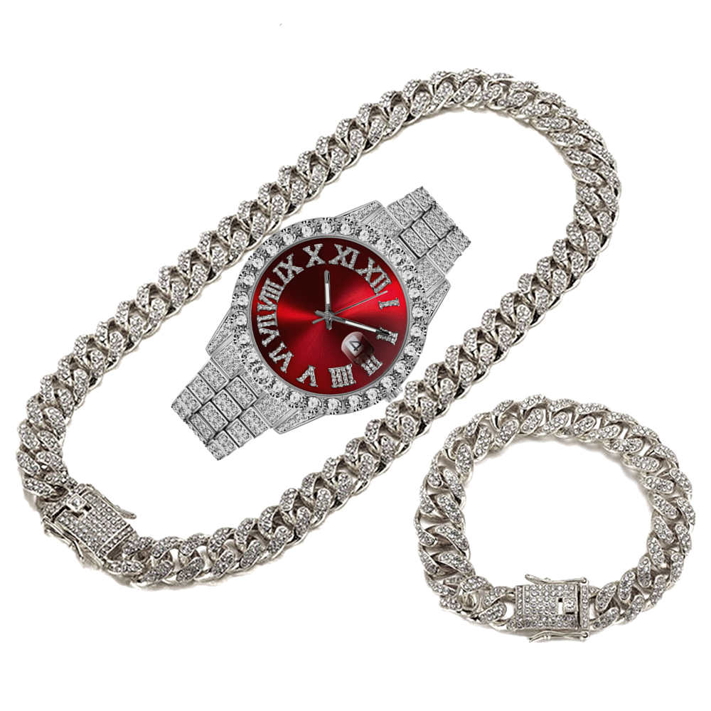 Quartz Luxury Gold Sliver Watc - Luxury Watch Miami ulasan dan harga