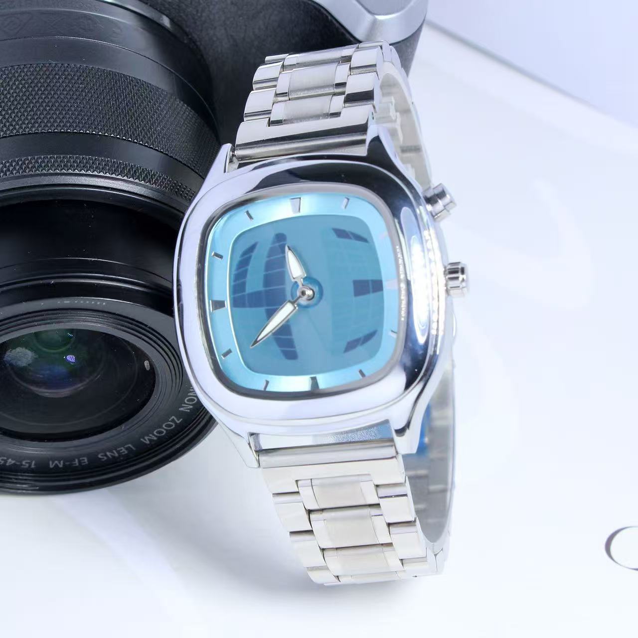 Y2K Unisex Square Watch, New C - Luxury Watch Wallpaper ulasan dan harga