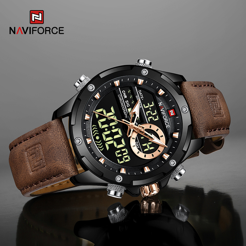 New NAVIFORCE Men Watches Quar - Luxury Watch Affordable ulasan dan harga