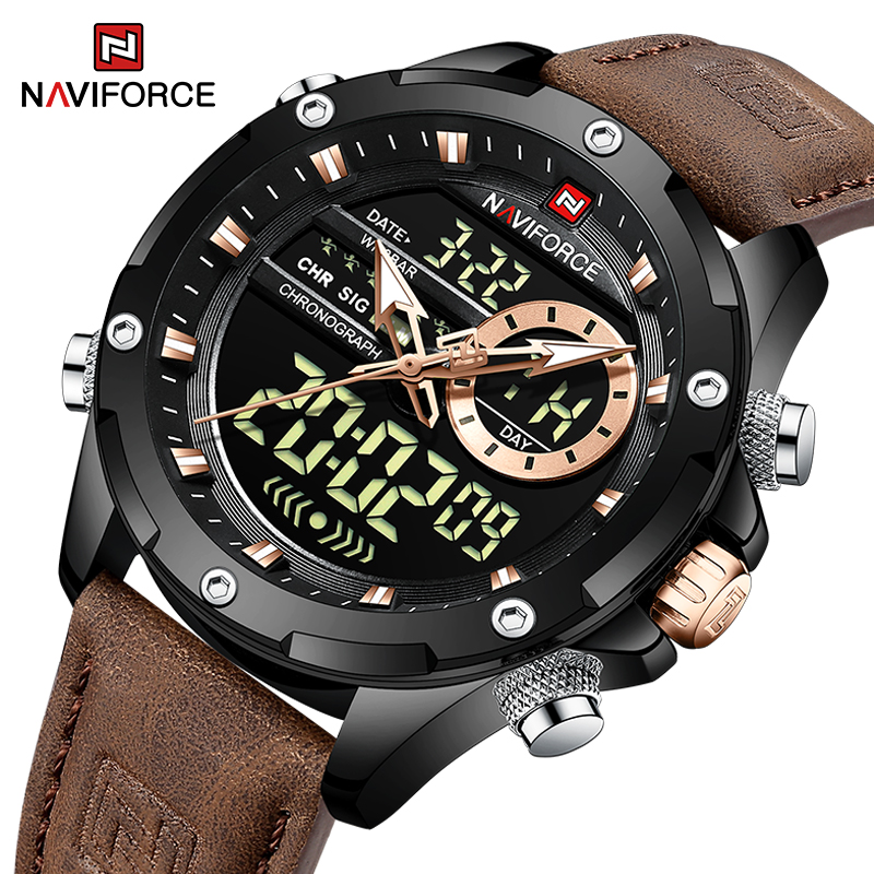 New NAVIFORCE Men Watches Quar - Luxury Watch Affordable ulasan dan harga