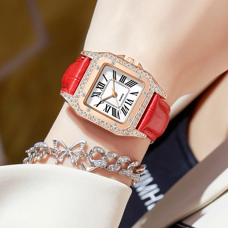Square Dial Women's Watch Quar - Ladies Luxury Watch ulasan dan harga
