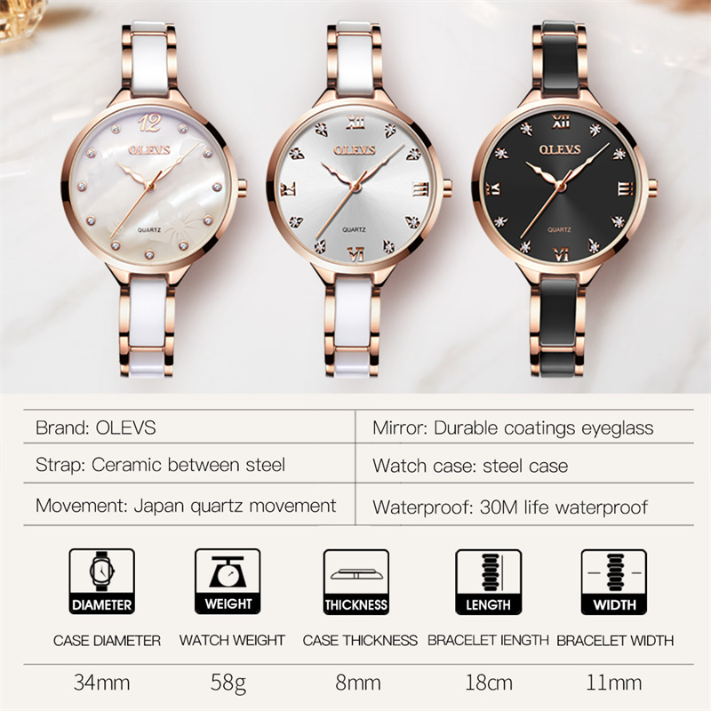 OLEVS New Fashion Women Quartz - Luxury Watch Wallpaper ulasan dan harga
