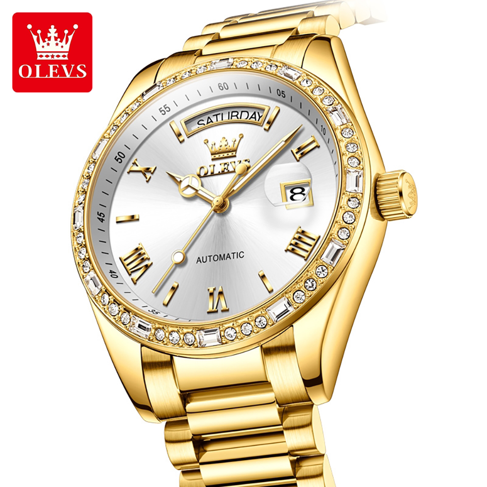 OLEVS 6747 luxury brand Men's  - Luxury Watch Brand ulasan dan harga