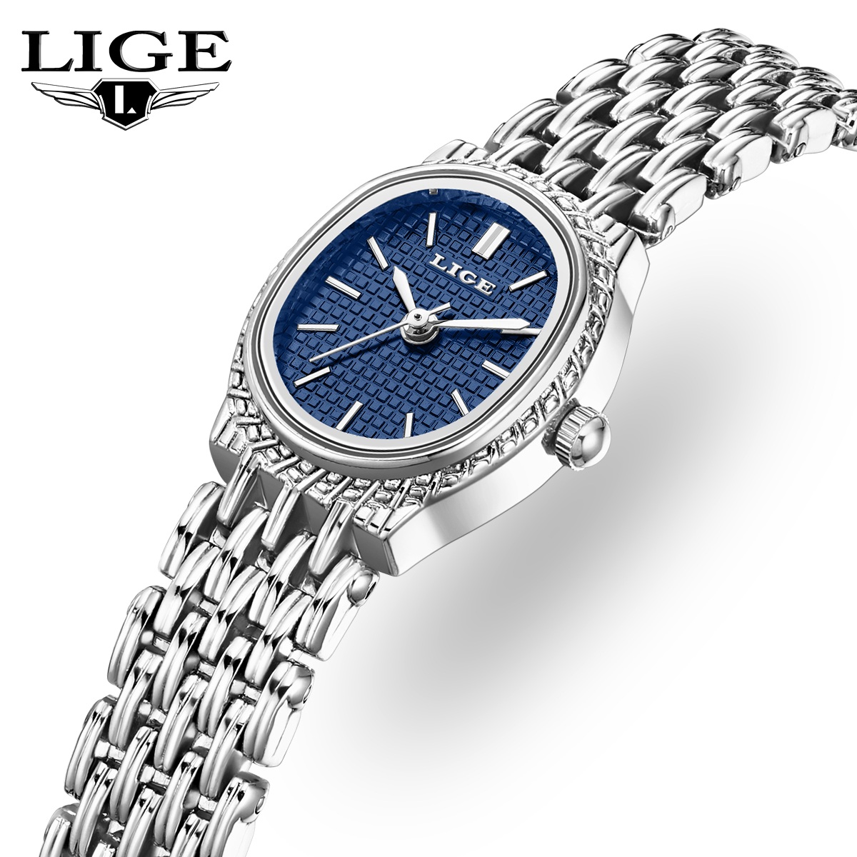 LIGE Fashion Elegant Quartz Wo - Ladies Luxury Watch ulasan dan harga
