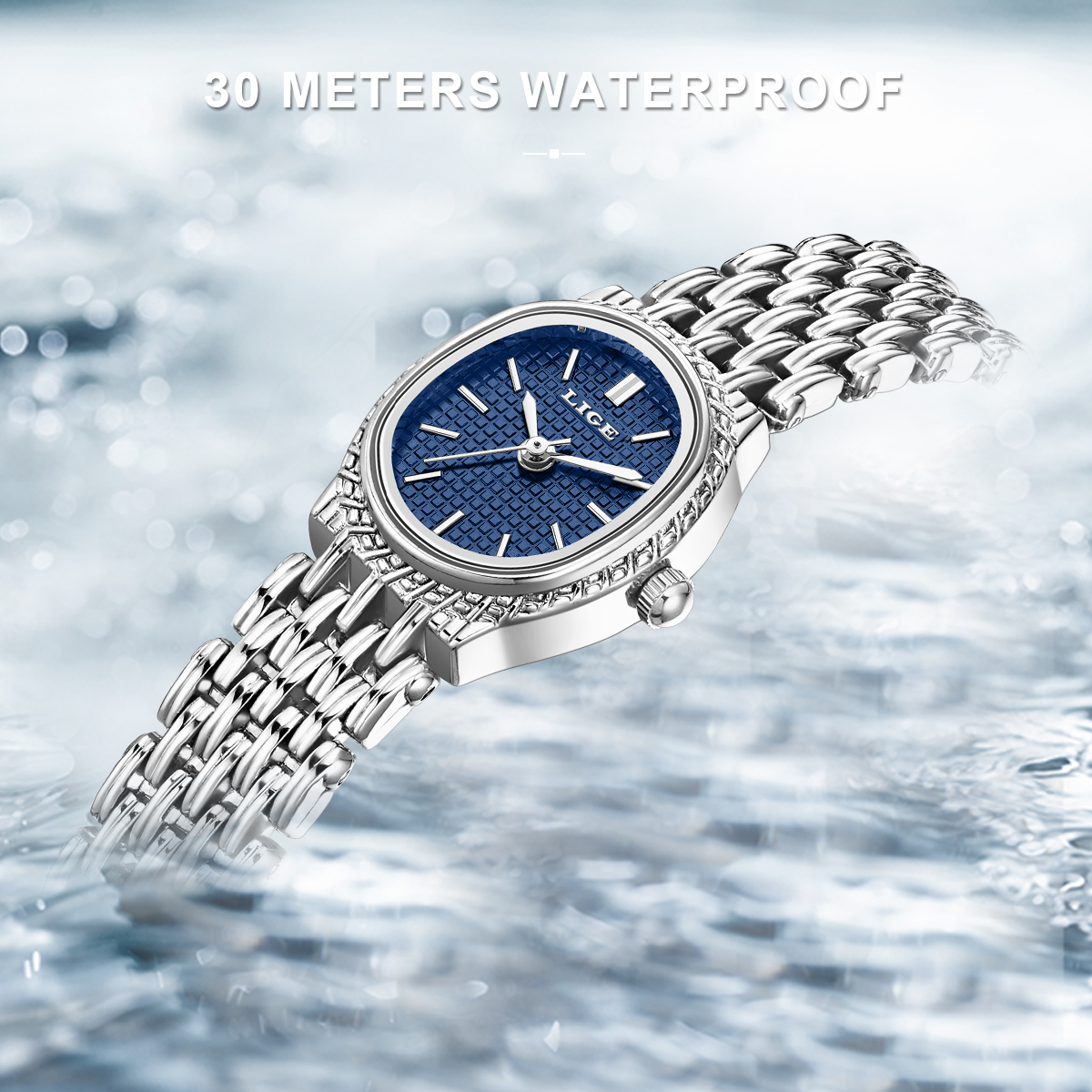 LIGE Fashion Elegant Quartz Wo - Ladies Luxury Watch ulasan dan harga